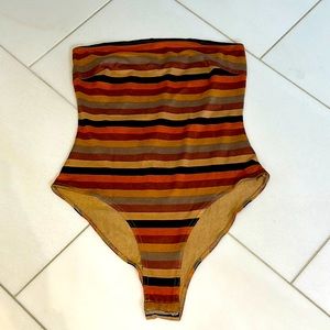 Wild Honey strapless bodysuit